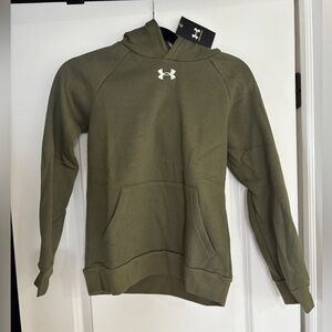 Under Armour Youth Medium Green Hoodie Brand New